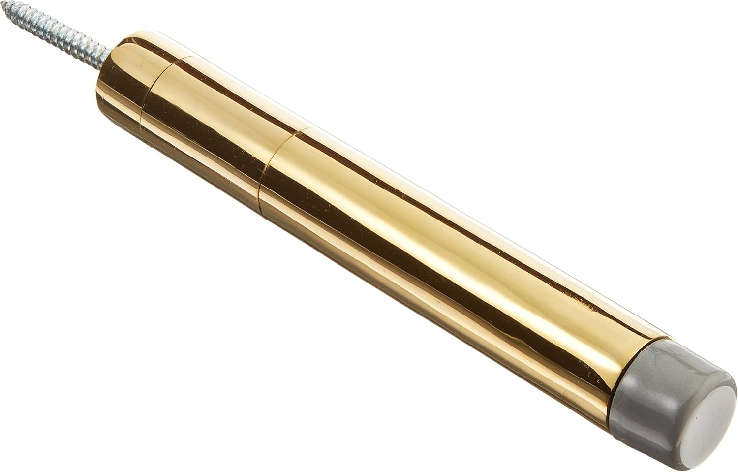 Deltana BDS450U19 Solid Brass Extension Baseboard Door Bumper Black, 4 1/2" Projection