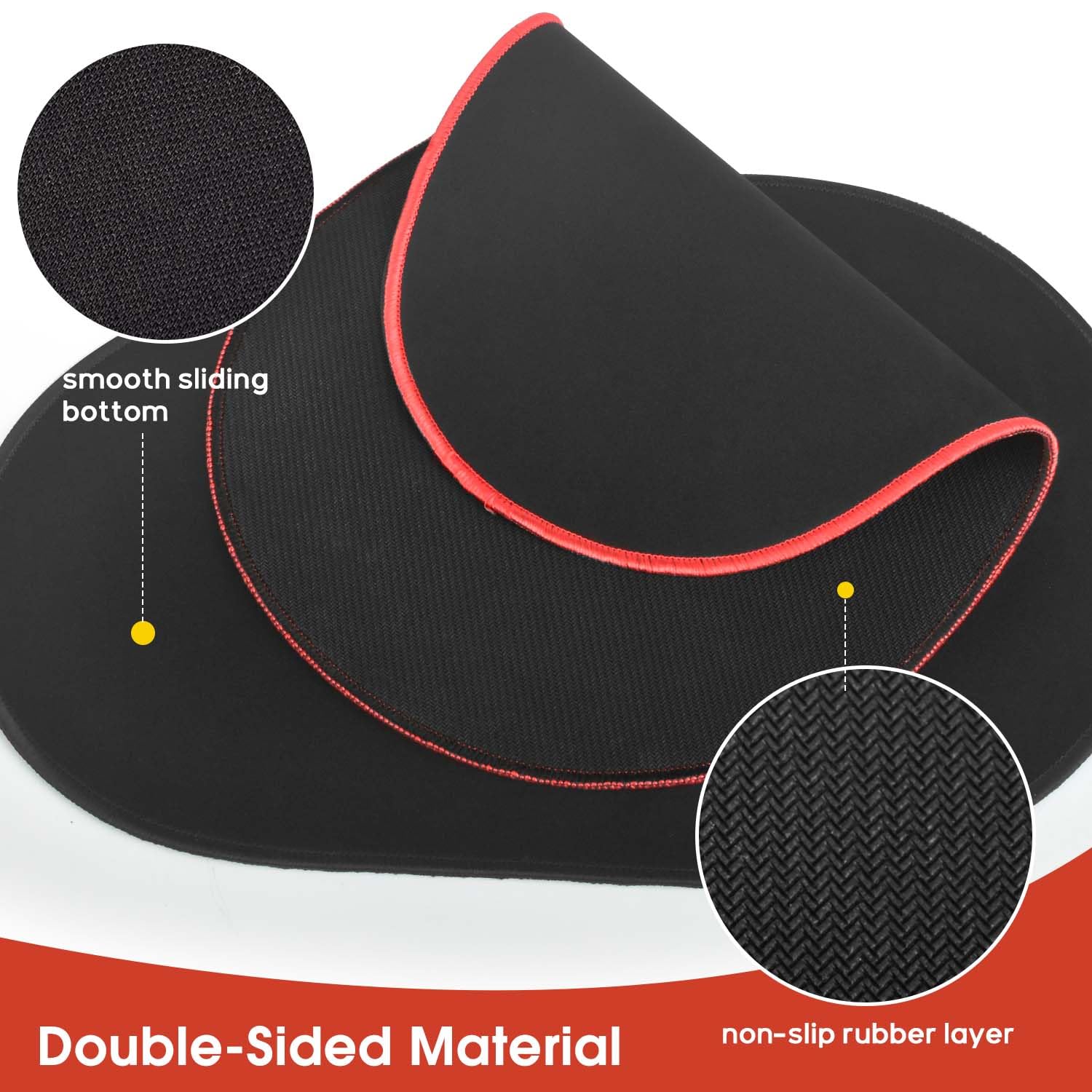 Tapis Antidérapant Pour Batteur KitchenAid - Double Face - Pour Modèles 4,5L Et 5L - En Caoutchouc Polyester