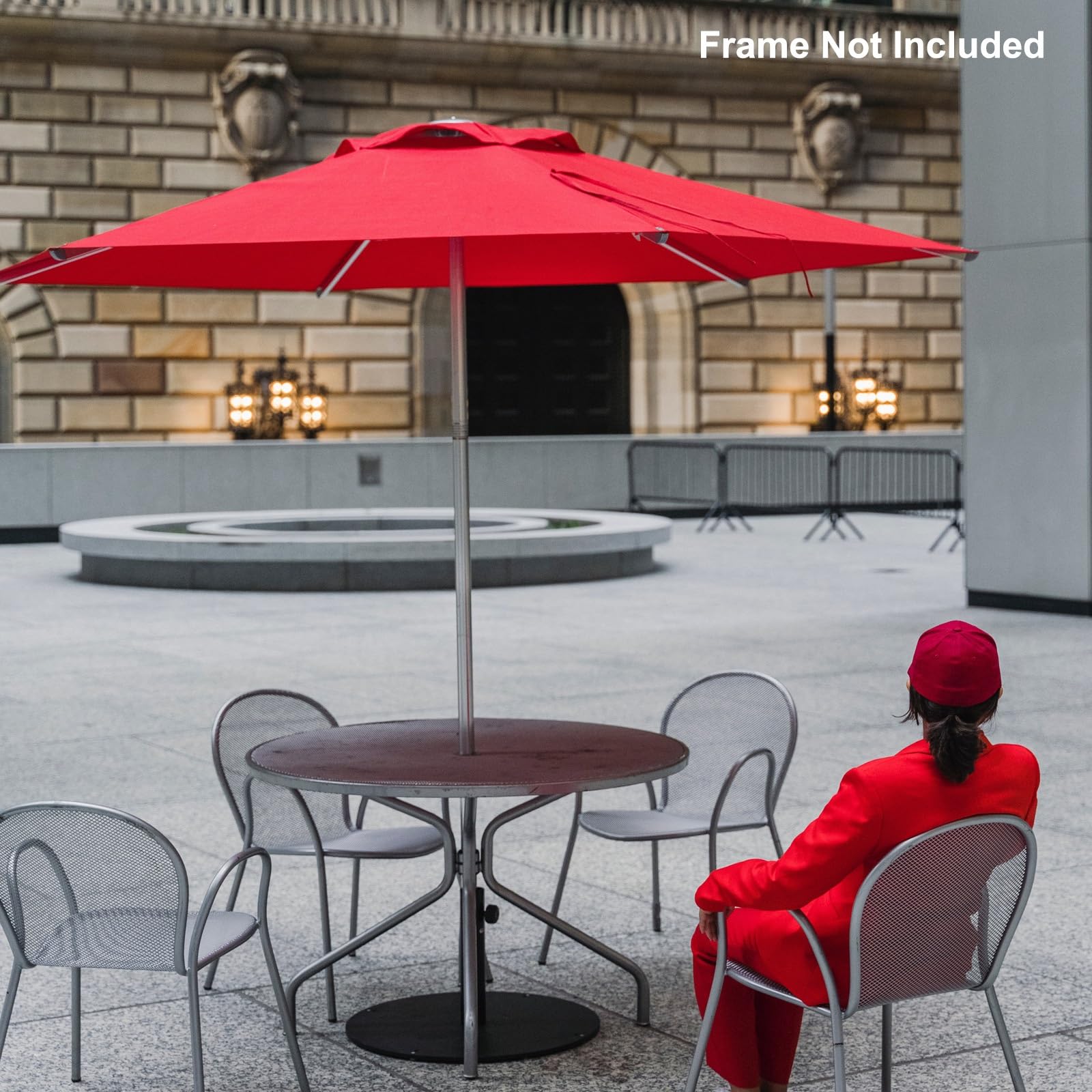 Auvent De Rechange Pour Parasol De Jardin, 8 Baleines, 2,7 M-3 A424 - Jardin