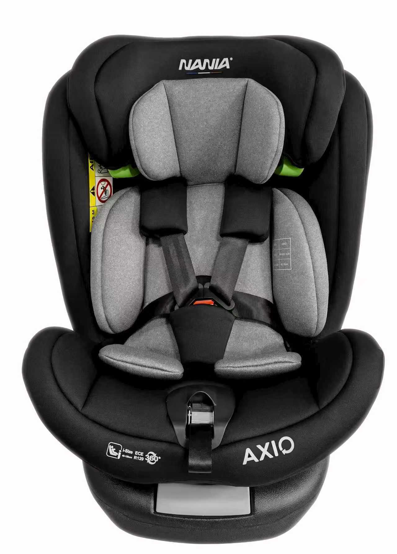 Safety Baby Xenon Isofix - Asiento giratorio de 360° para coche, tamaño I, 40-150 cm, adecuado desde el nacimiento hasta aproximadamente 12 años, grupo 0-1-2-3 Isofix fijaciones y protectores