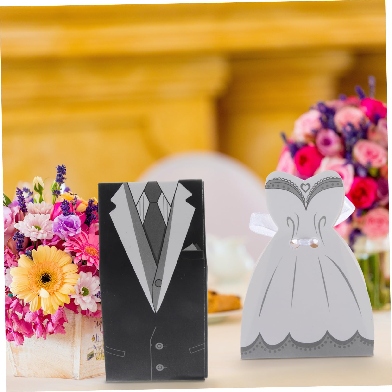 100pezzi Scatoline Portaconfetti Per Matrimoni Da Eleganti Contenitori Per Dolci e Regali Per Ospiti Per Feste e Cerimonie Stile Classico Con Design Raffinato
