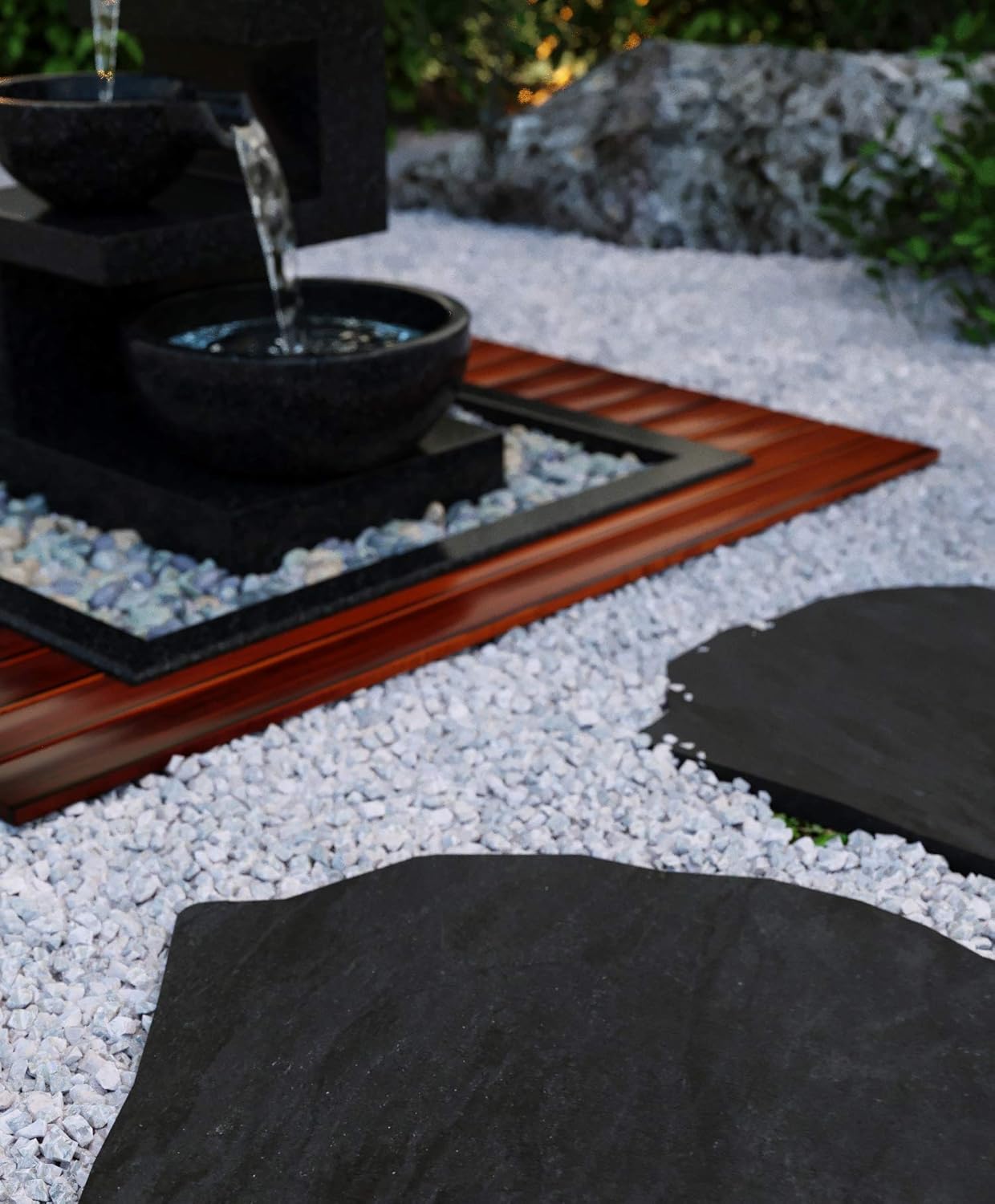 Porcelain Stepping Stones for Outdoor Areas (Ardesia) - Set of 4 - Hardscape.com