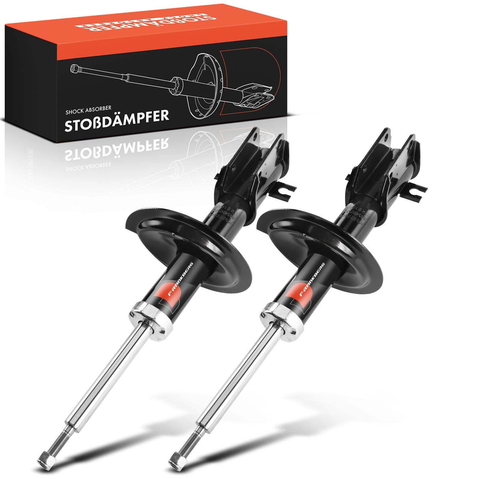 Frankberg 2 amortiguadores delanteros de 528 mm a presión de gas 8624604