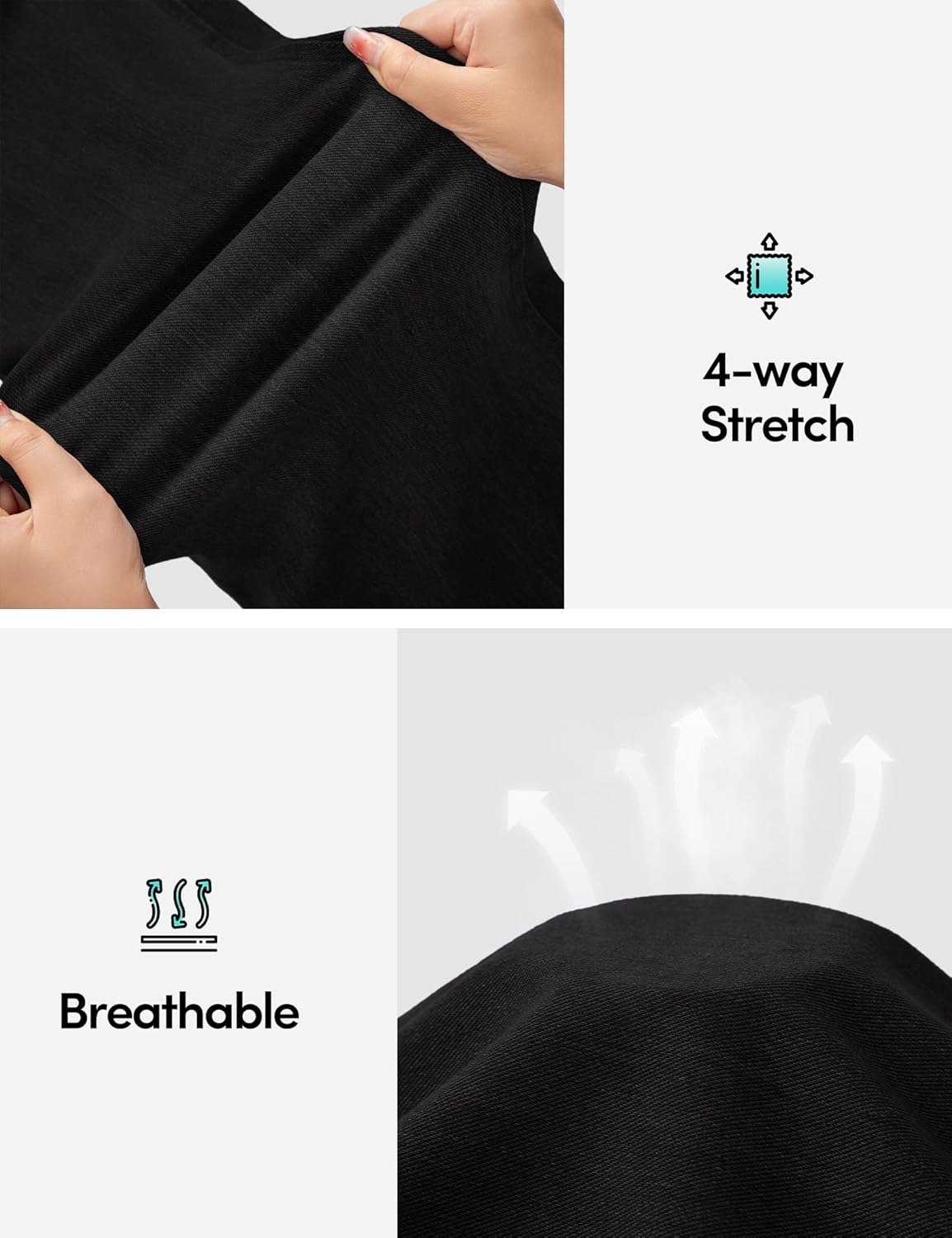 IUGA Stretchy Jeans for Women High Waist Jeggings Tummy Control Skinny Jeans Pull on Leggings with Pockets Trendy Casual