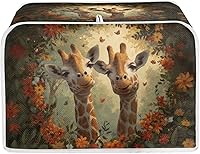 Vista 10 de Talayituse Alpaca Daisy Print 2 Slice Tostadora Cubiertas Protección contra el Polvo Cubiertas para Máquina de Pan Tostadora Horno Cubierta de Tela