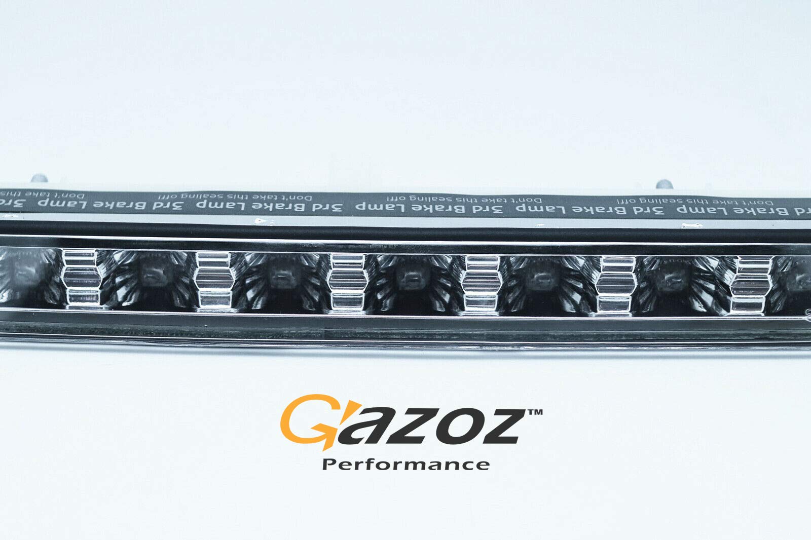 LED rosso/lente trasparente terza luce freno tronco per Peugeot 01-08 206 cc