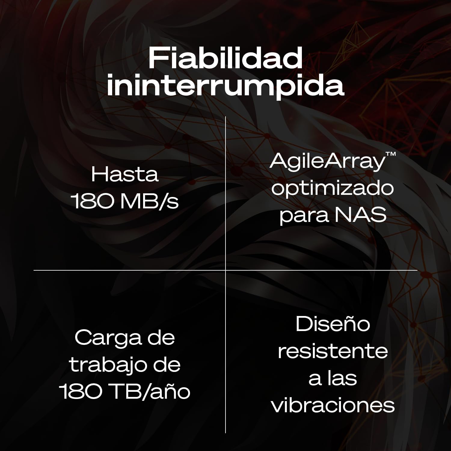 Seagate IronWolf 2TB, Disco Duro Interno, NAS HDD, CMR 3.5 Pulgadas, SATA 6 GB/s, 5900 RPM, caché de 256 MB para almacenamiento conectado a red RAID, Paquete Abre-fácil, Rescue Services (ST2000VNZ03) 7