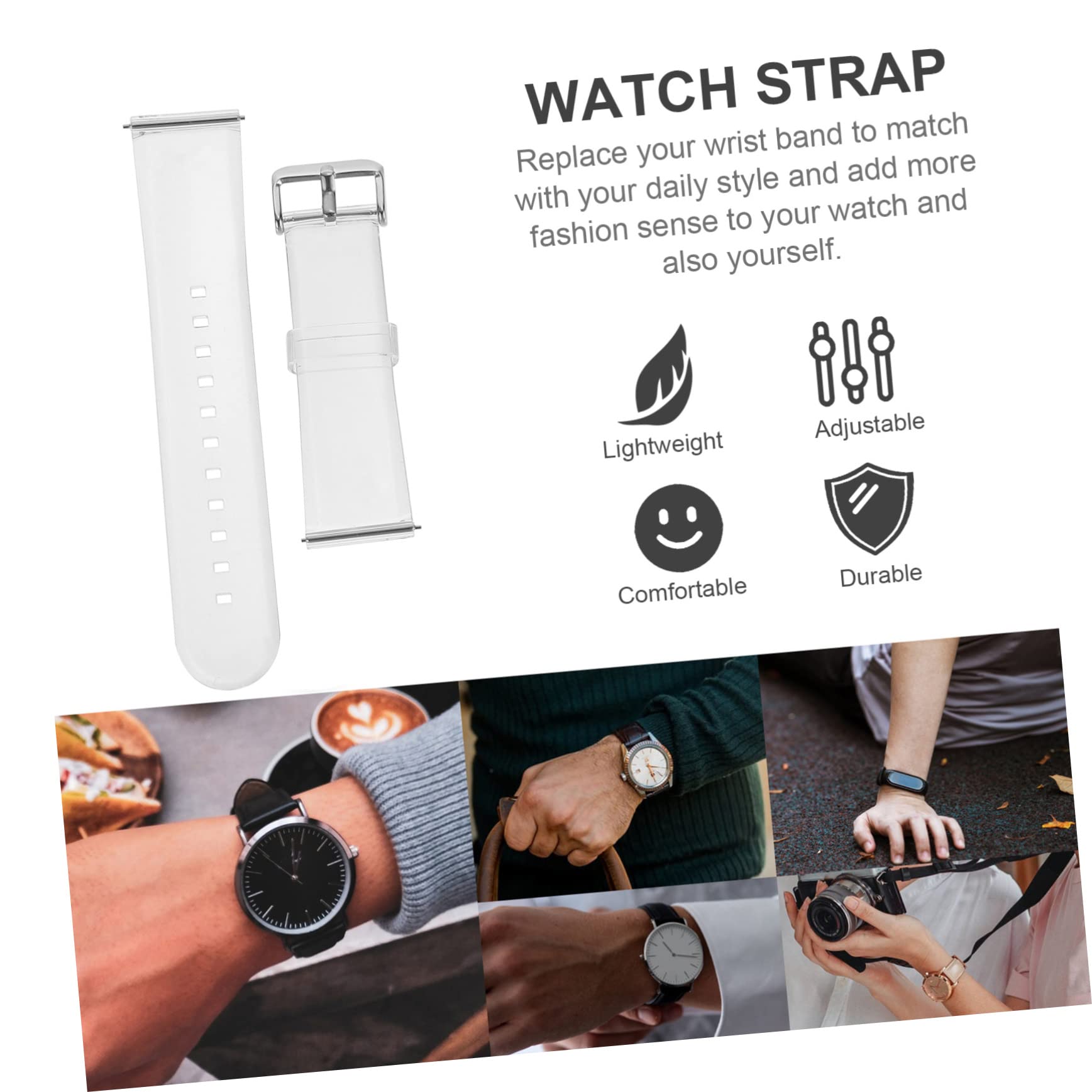 HOMSFOU Correa universal banda de reloj inteligente correa de reloj de moda bandas correa smartwatch correa rejoj reemplazo de correa de reloj banda de reloj universal