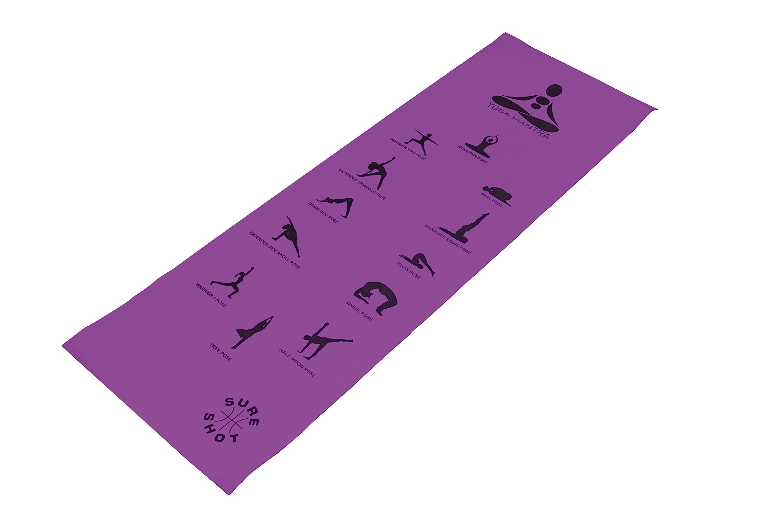 Sure Shot Yoga Exercise Mat, Purple, 180 x 60 cm