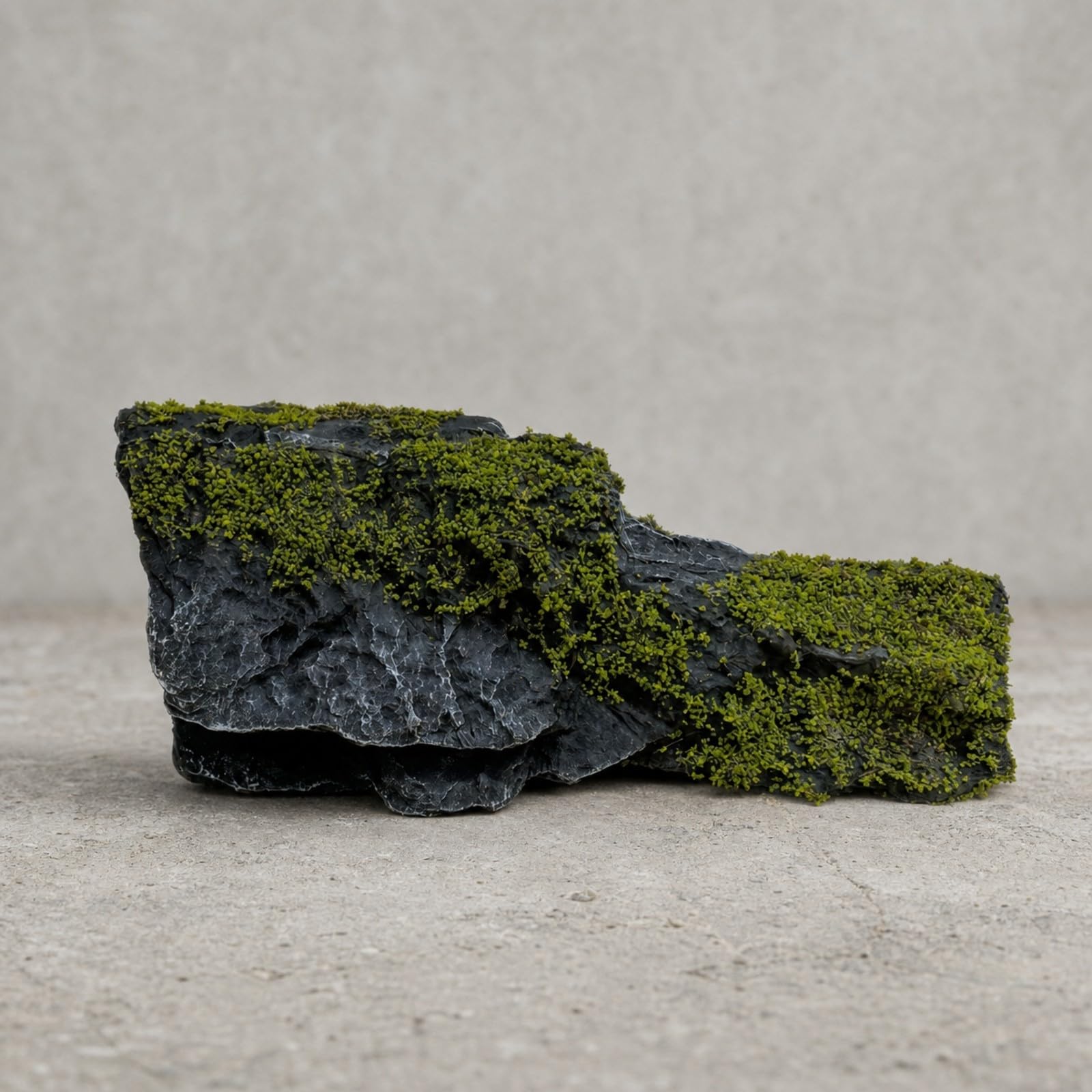 Gralara 8 Pezzi Roccia con Muschio Leggera | Realistica, Pietra Decorativa con Muschio, Impermeabile, per Hotel, Eri