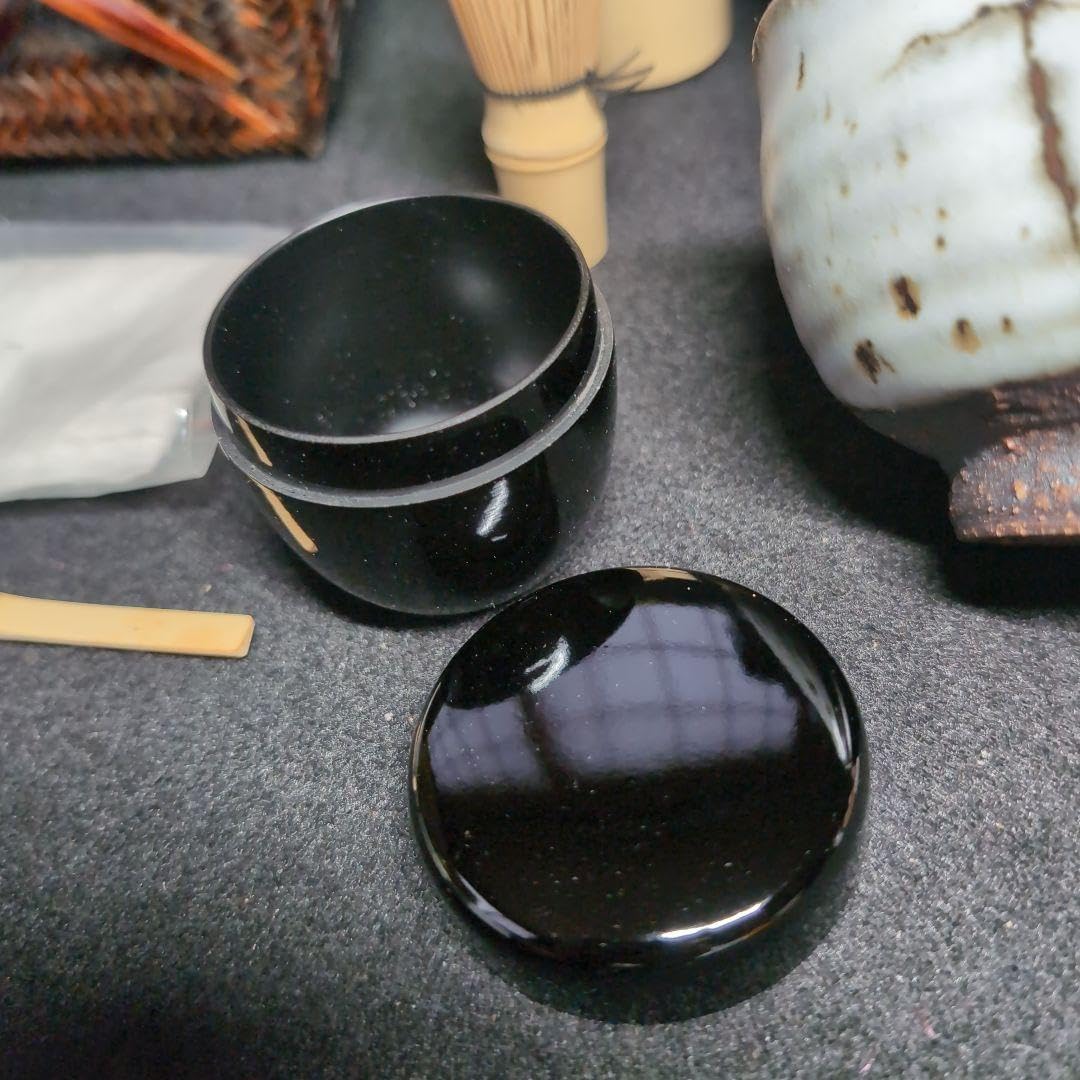 Amazon.co.jp: 茶道 野点セット 茶碗✕2 棗 茶筅 茶匙 茶巾 籠