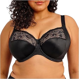 Elomi womens Morgan Underwire Banded Stretch Lace Bra Full Coverage Bra (pack of 1)