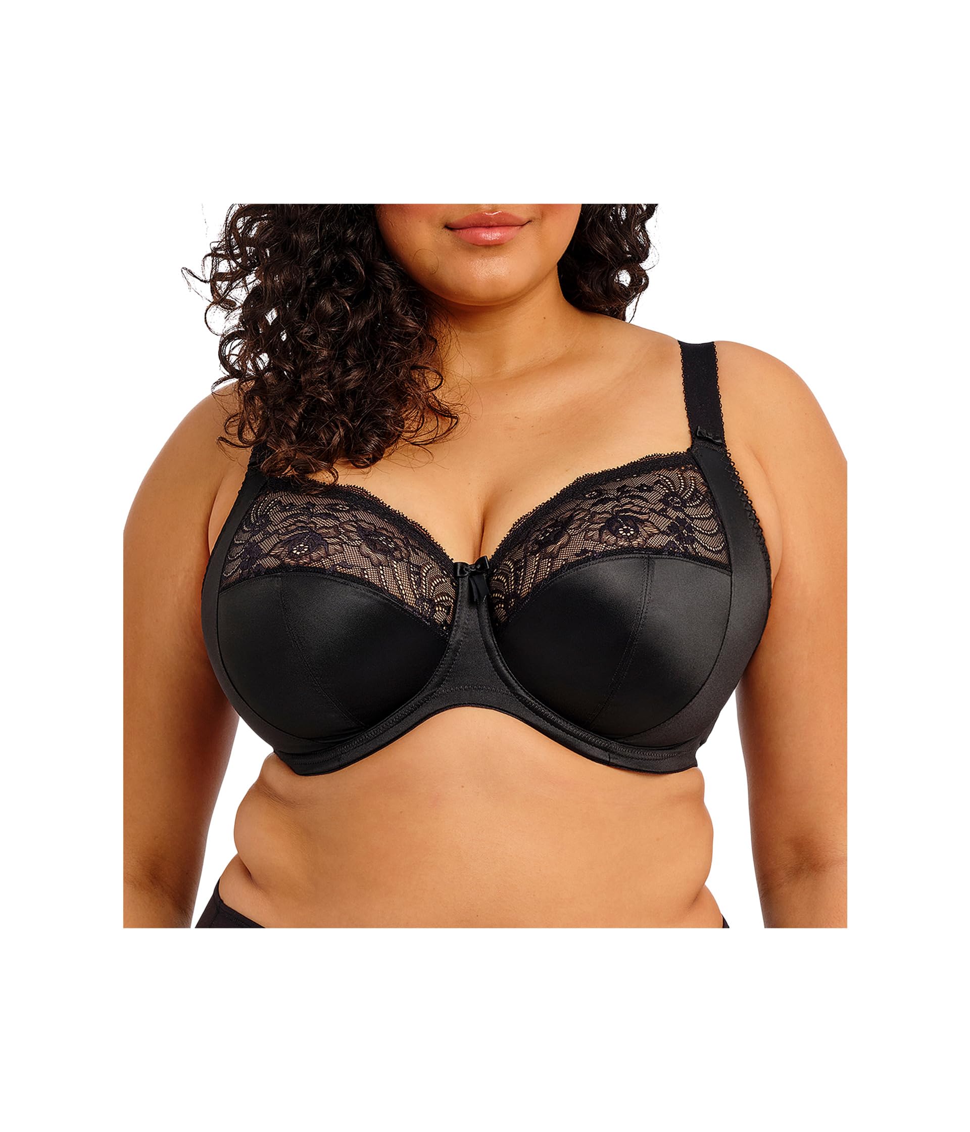 Elomi Morgan Full Cup Wired Bra - Black - Size 40GG