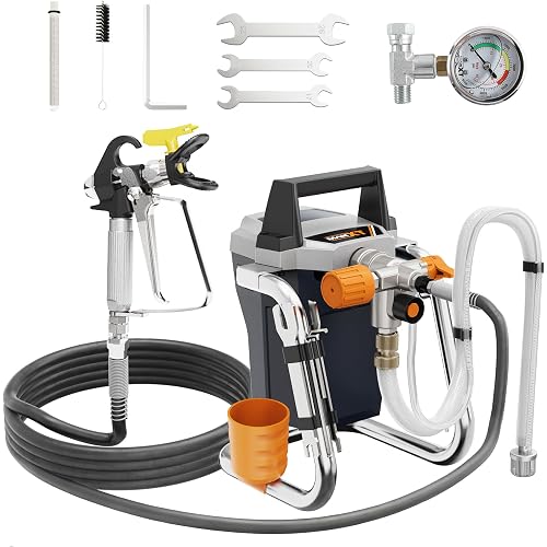 MAXXT Airless Paint Sprayers，1300W High Pressure Airless Stand Sprayer with 3000PSI, 14.7LBS Light Weight for DIY Painting Projects Home Interior & House Exterior