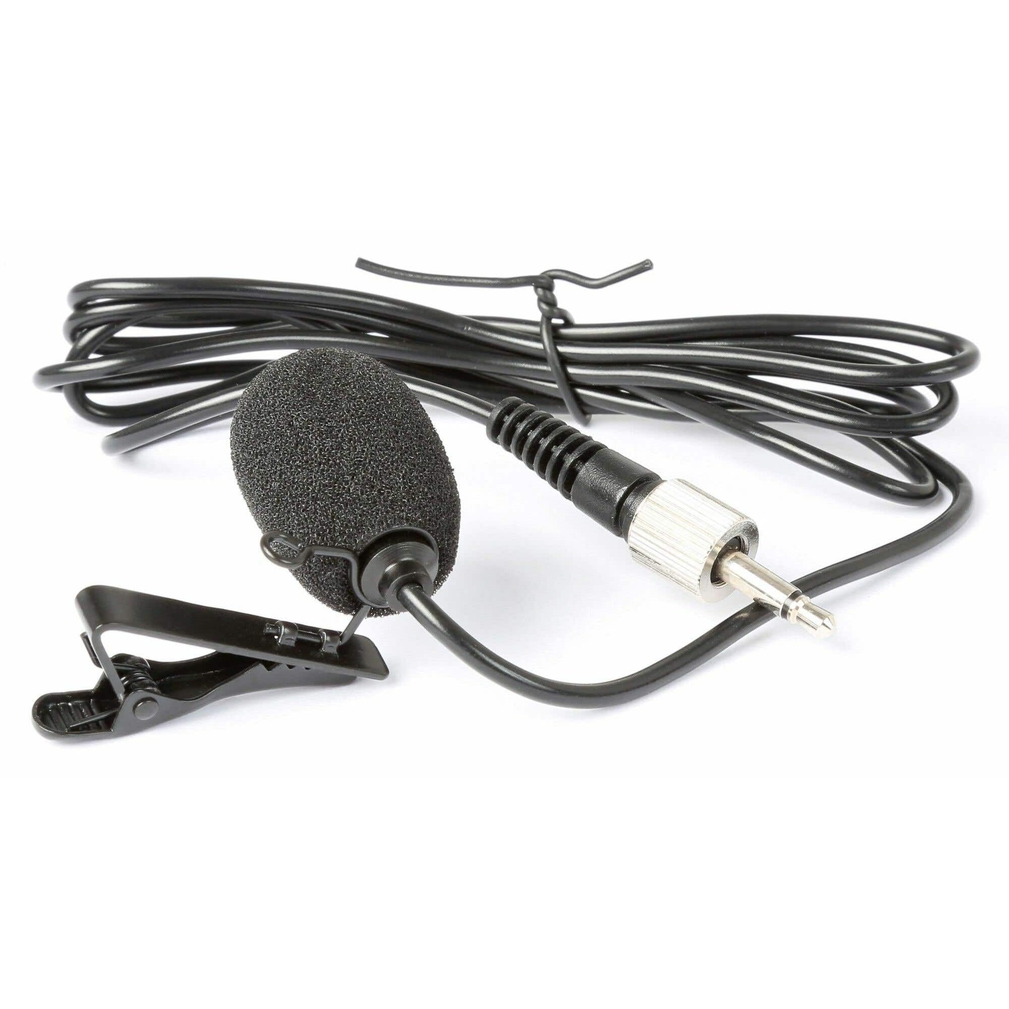 Power Dynamics PD782BP Petaca Transmisora para Micrófonos Inalámbricos de Serie PD780, con Microfono Solapa y Micrófono de Diadema Color Negro Incluidos, Petaca para Micro Inalambrico