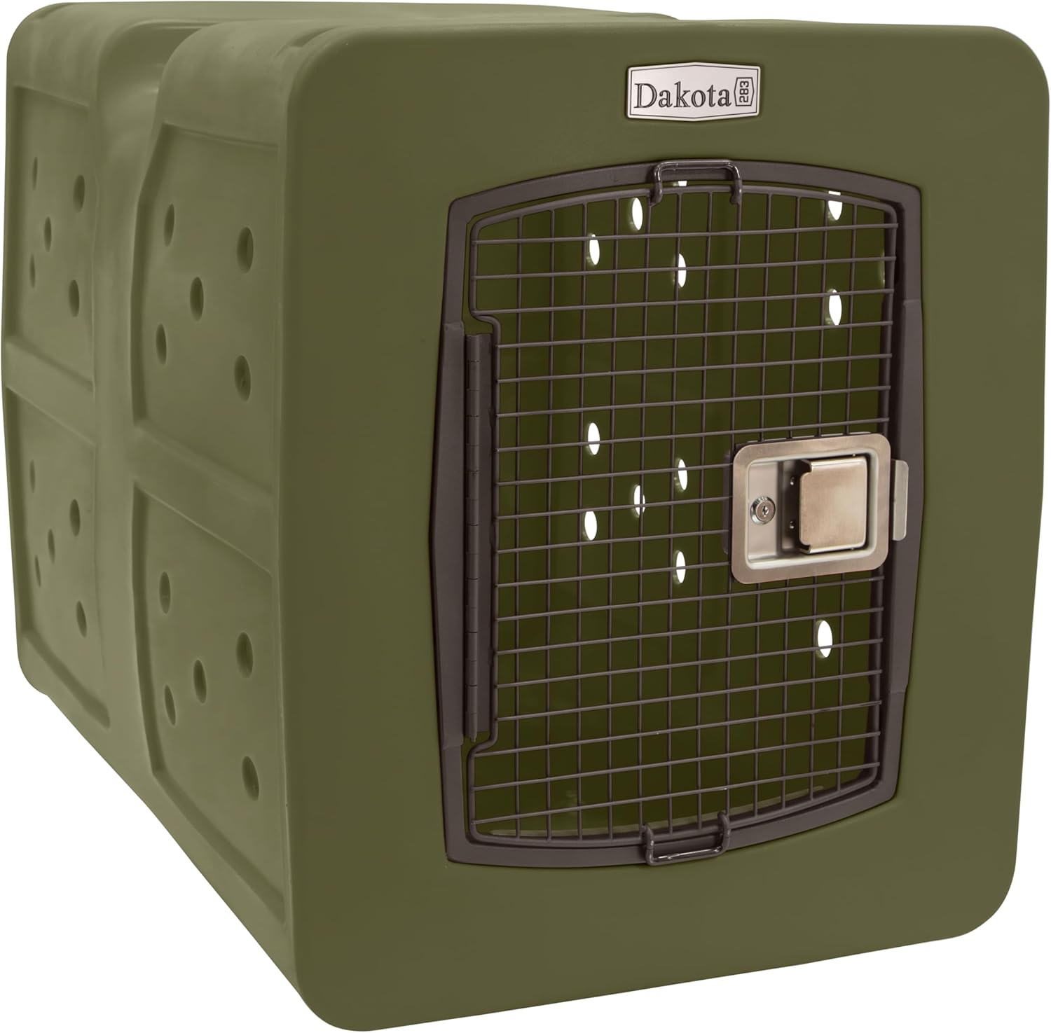 dakota283 D2-G3XLG-FRM-OLI Extra Large Kennel - Frame Door - Olive