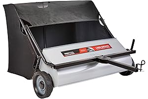 Ohio Steel Lawn Sweeper Pull Behind - 4222V2, 22 Cu.Ft., Gray