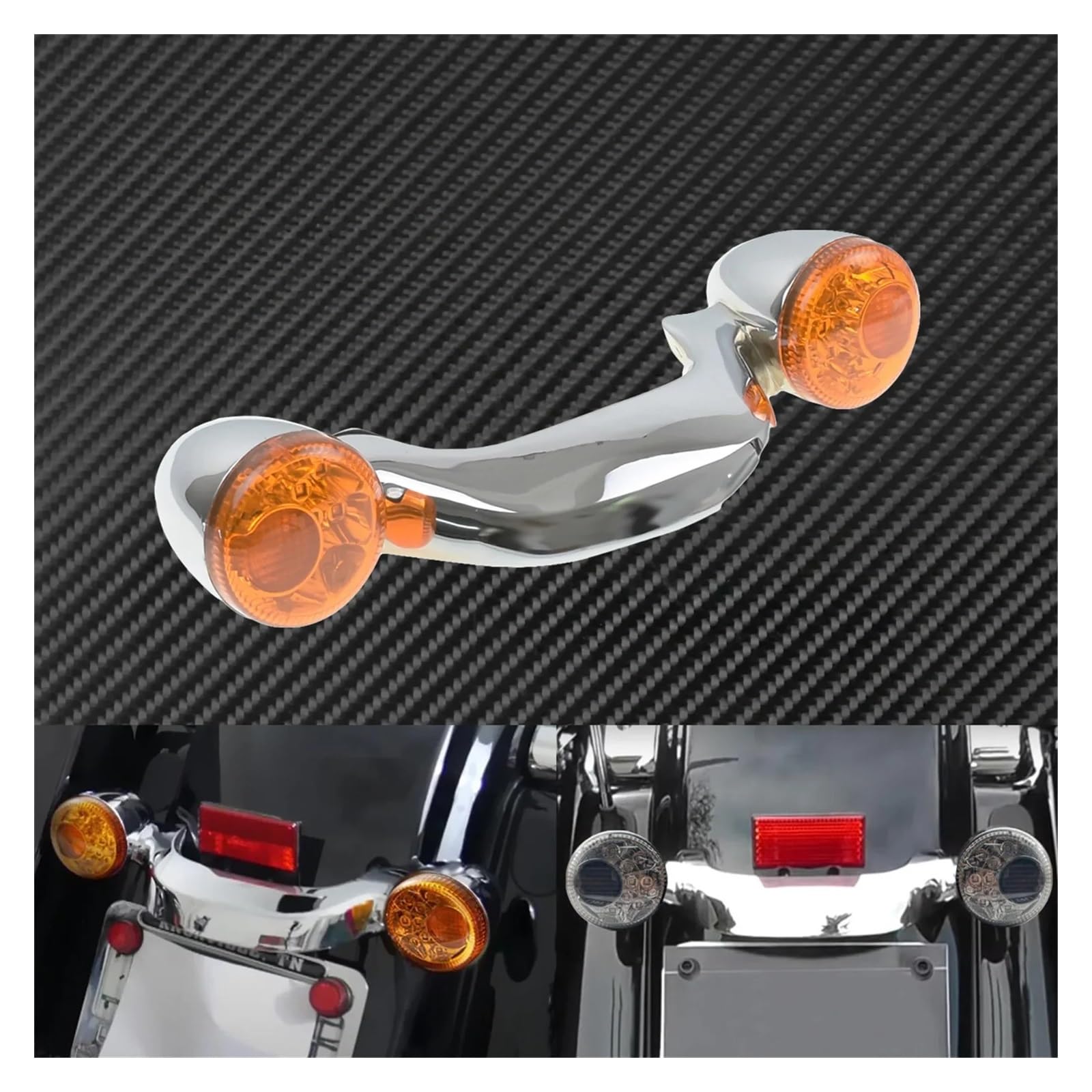 Stop Luce Posteriore Moto Barra Luminosa A LED per Indicatori di Direzione Posteriori per Touring, per Road Street Glide, per Road King FLHX FLTRXS CVO 2010-2021