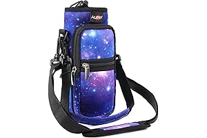 AUPET Water Bottle Carrier Holder Sling Bag Sleeve with Strap