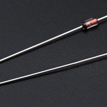 (25 Pcs) 1N34A 1N34 Schottky Diodes, 50mA 65V DO-35 (DO-204AH) IN34A IN34 Axial Schottky Blocking Silicon Diodes
