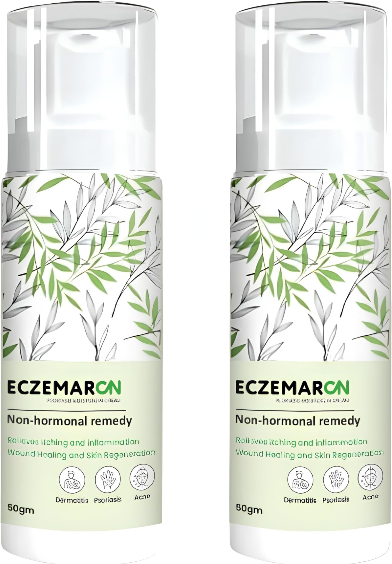 Eczemaron Fungal Cream For Men & Women Ayurvedic ItchCoat Anti fungal Malam for Ringworm itching Eczema cream- 50g ((Pack of 2))