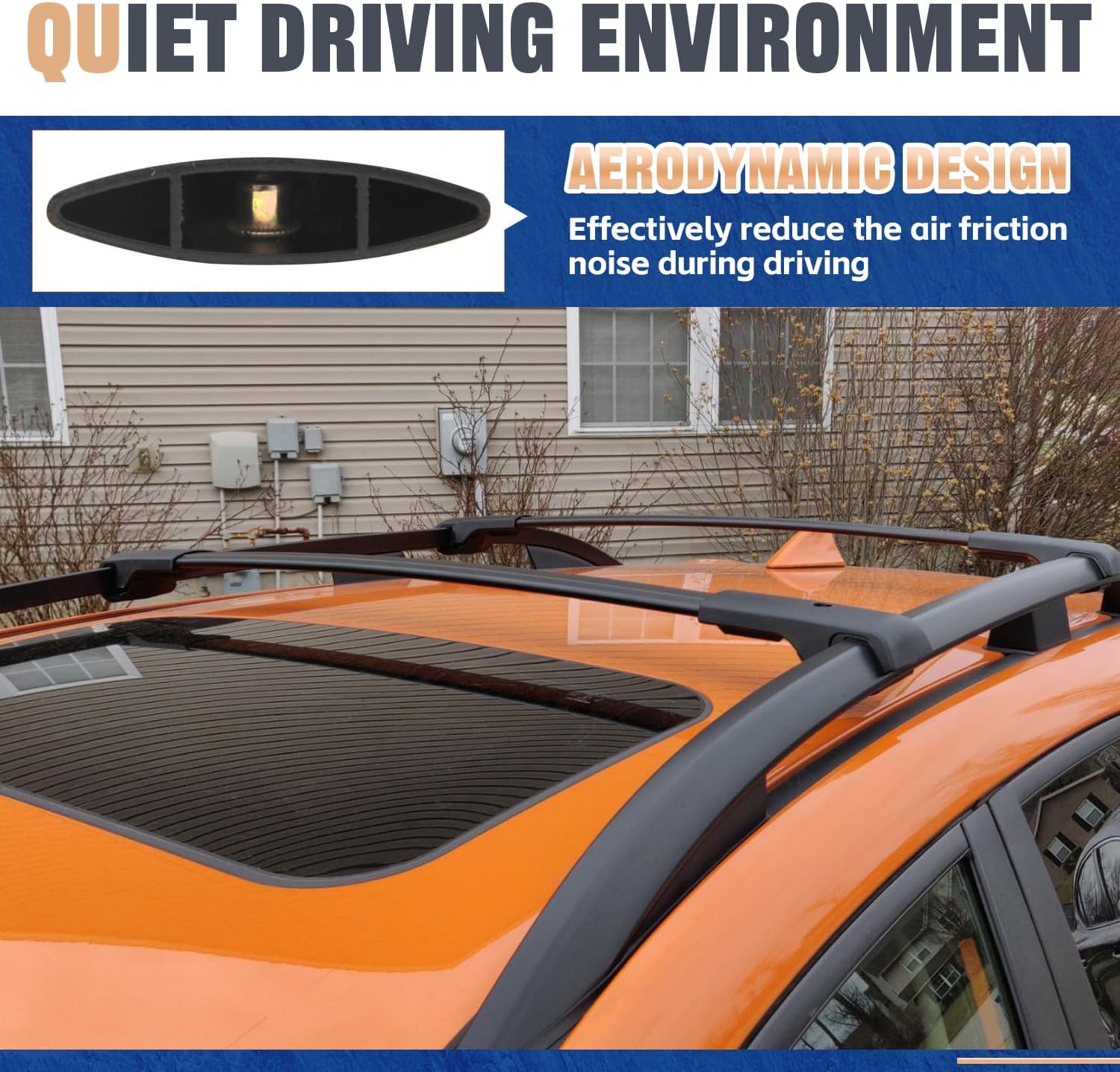 Ubuy Subaru Crosstrek Roof Cross Bars 2013-2024 Subaru Crosstrek
