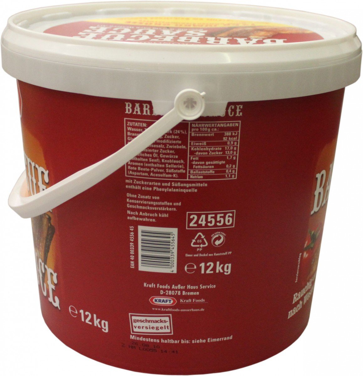 Kraft BBQ Barbecue Sauce 12 kg