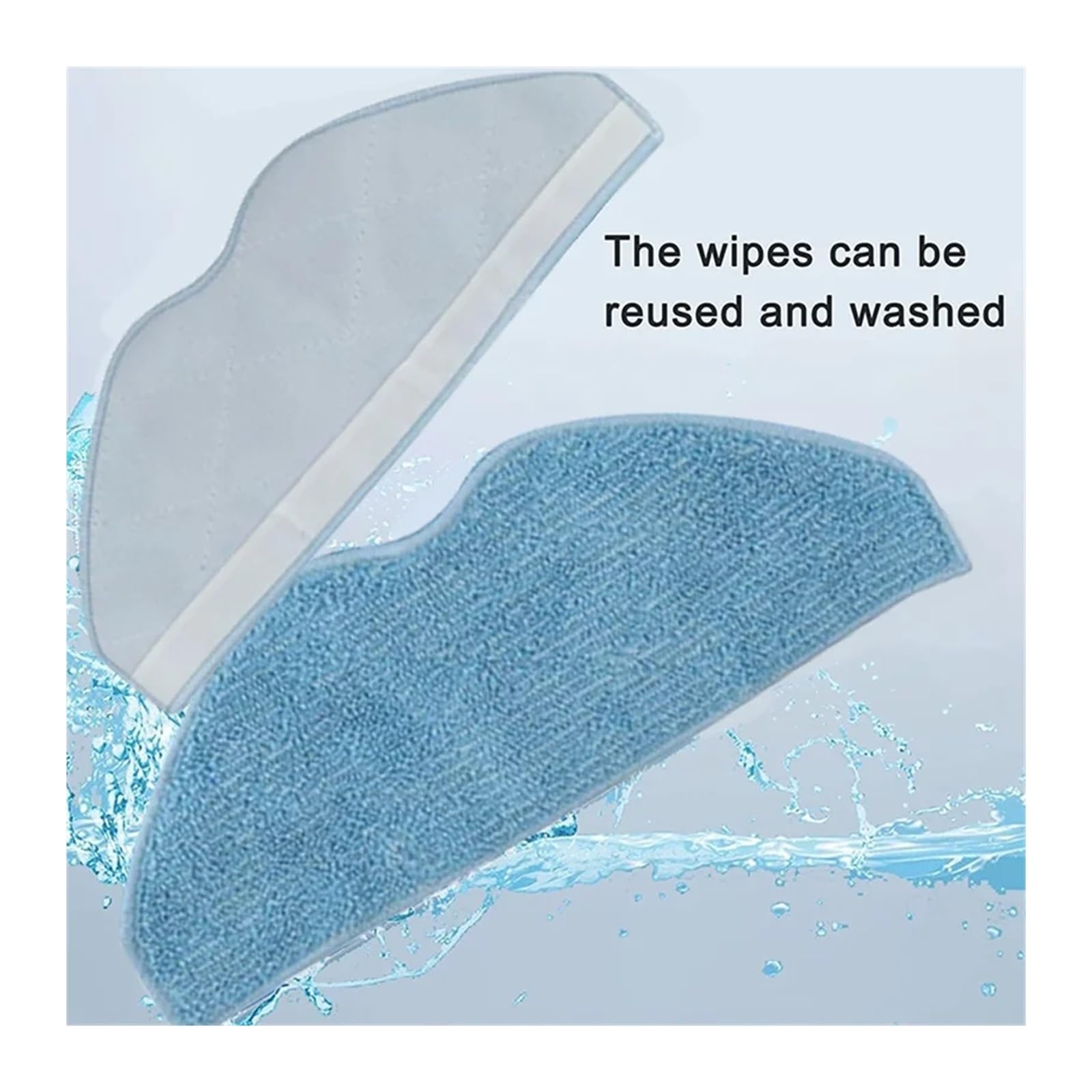 Lot De 10 Lingettes Lavables En Microfibre For Aspirateur EZVIZ, RE4/RE4 Plus/RE5/RE5 Plus