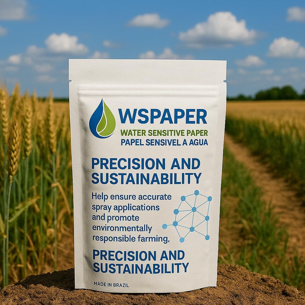 Water Sensitive Paper (WSP) for Sprayer Calibration - 50 Sheets per Pack - Minimize Waste and Ensure Even Distribution of Droplets