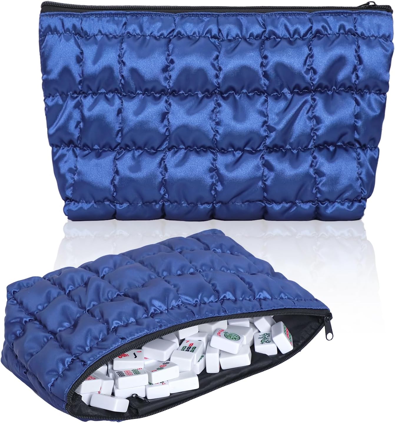 Jongyance Empty Mahjong Tiles Bag, Thickened Mahjong Bag for 166 American Mahjong Tile Set (Case Only)