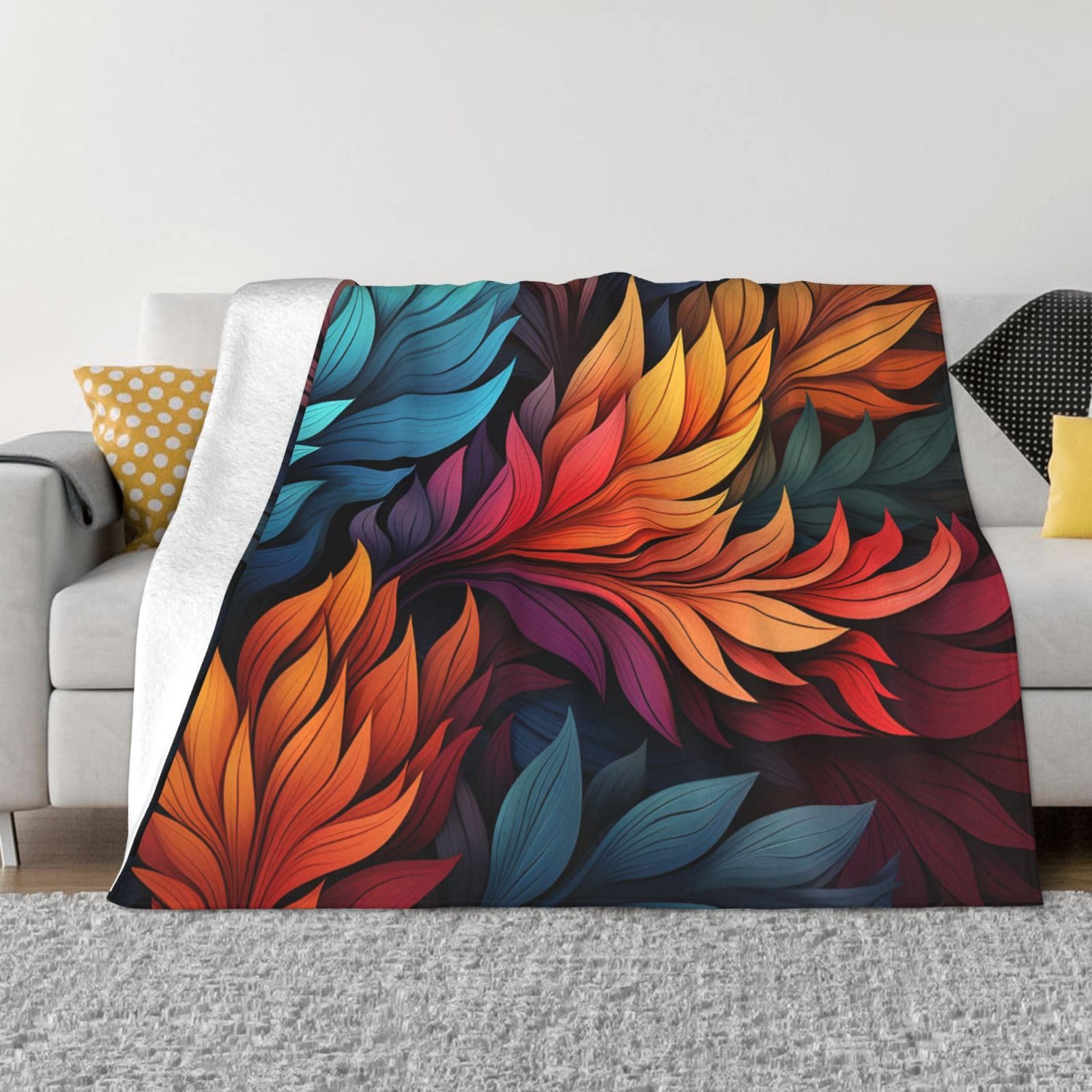 Couverture en peluche durable et jeté de canapé micro polaire haut de gamme