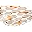TOUGH GIRLS | 20 Exquisite Gel Nail Polish Strips w/Application Accessories - No UV/LED Lamp Required (Metallic Gold & White Edges & Tips)