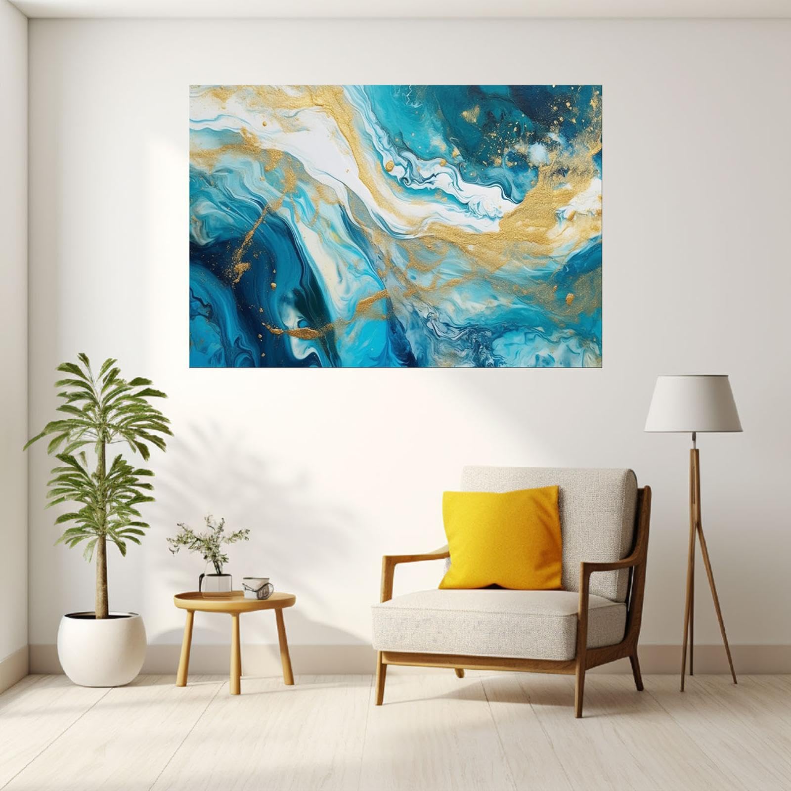 Amazon.co.jp: JOSUE 抽象的なテクスチャ 絵画 アートパネル
