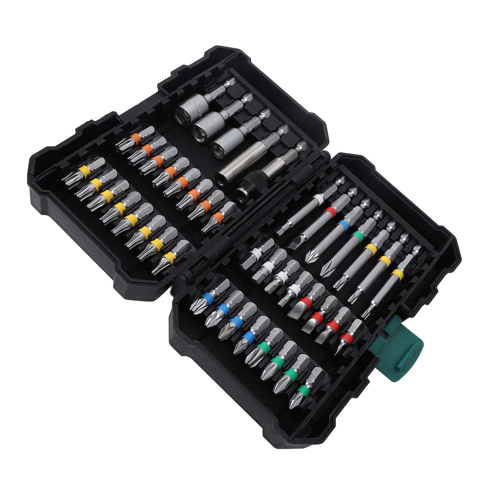 KUIDAMOS Set di Punte per Avvitatore a Percussione in Acciaio Legato Kit di Punte per Cacciavite Magnetico Ad Alta Torsione per Tutti i Trapani e Avvitatori a Percussione Codice per Un'identificazione