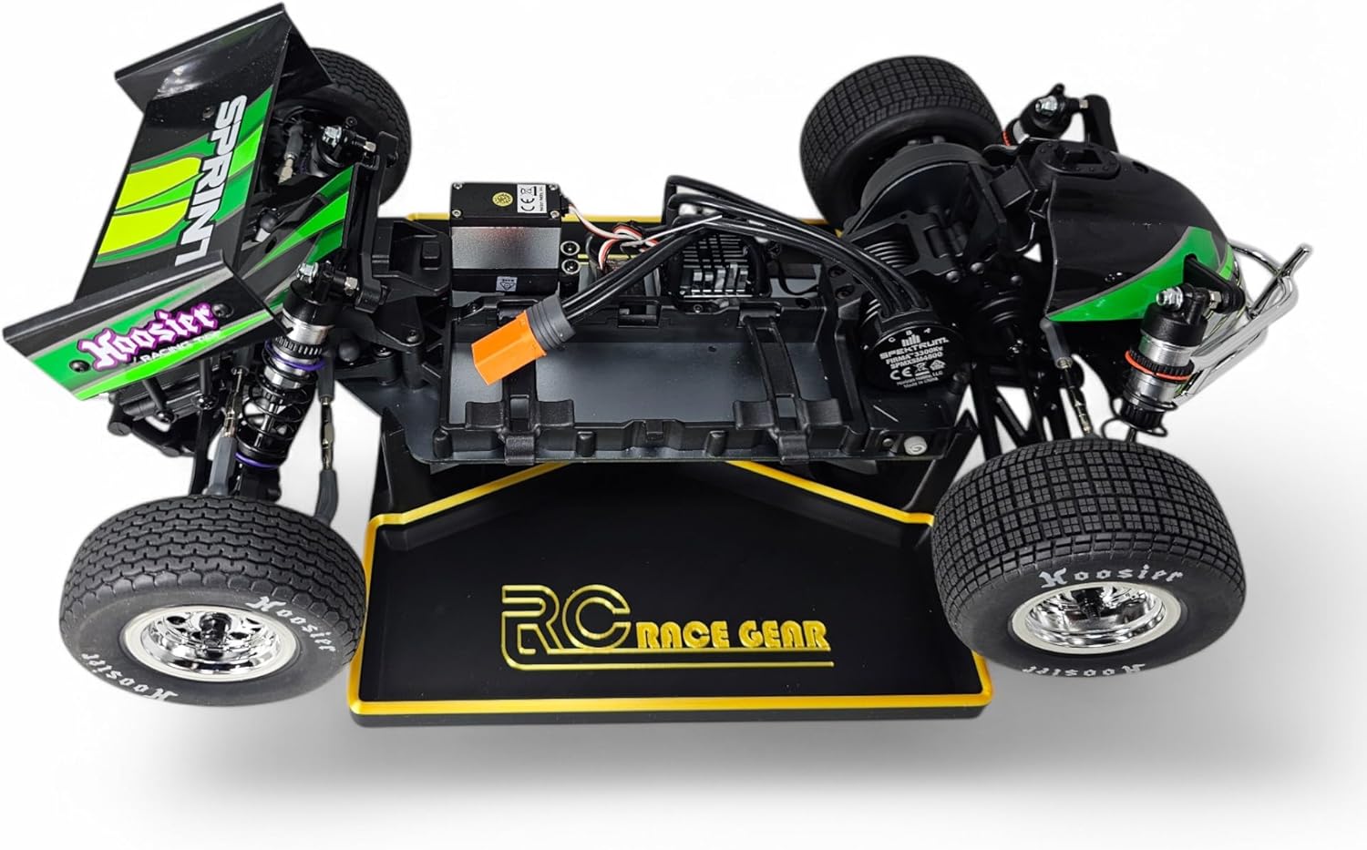 Pit Pro System – Chassis Stand and Parts Trays Compatible with Losi 22S Sprint 1/10 2WD RC Sprint Car