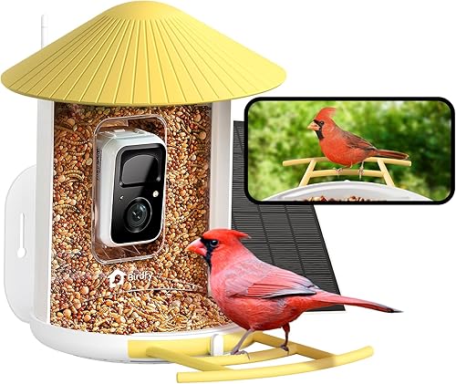 Miniatura 10 de NETVUE by Birdfy - Comedero inteligente para pájaros con cámara, cámara de observación de aves, captura automática de videos de aves y detección de