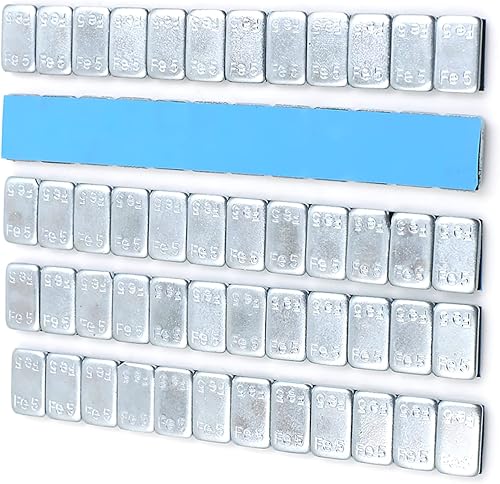 Miniatura 6 de Tiras autoadhesivas de 2.1 oz para pesas de equilibrio de rueda para motocicleta, 5.512 x 0.748 in, 5 unidades