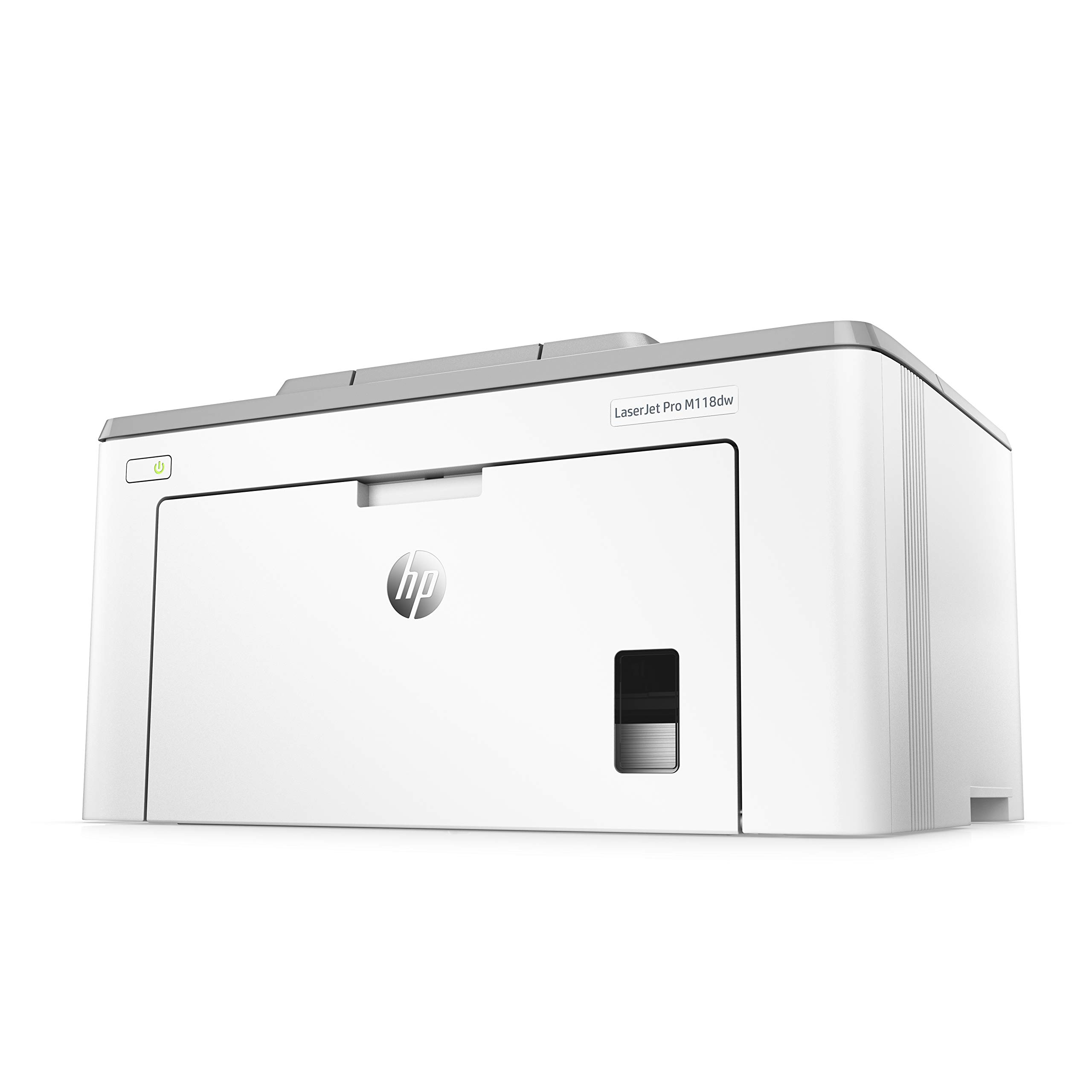 HP LaserJet M118dw 4PA39A, Stampante a Singola Funzione A4, Stampa Fronte e Retro Automatica in b/n, 28 ppm, USB, Wi-Fi, Ethernet, Schermo LCD a icone, Grigia