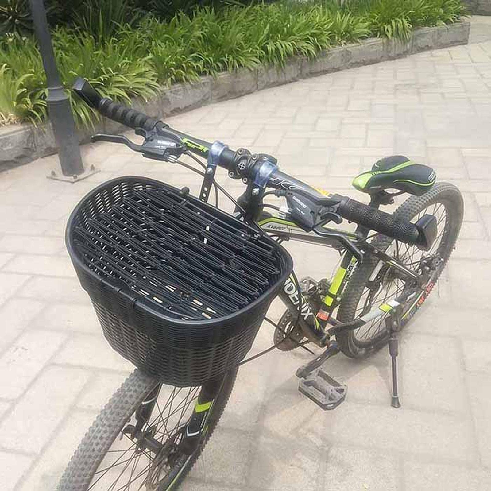 Cestino Per Bicicletta Posteriore Cesto Da Bicicletta In Metallo Grande Con Coperchio - Montaggio Posteriore Cycling Boy Cestino Posteriore Bici Elettrica - Foto 8
