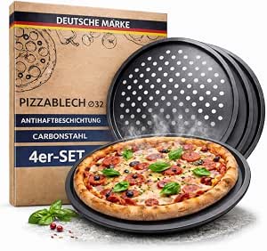 TOPANBIETER 999 Set de Bandejas para Pizza