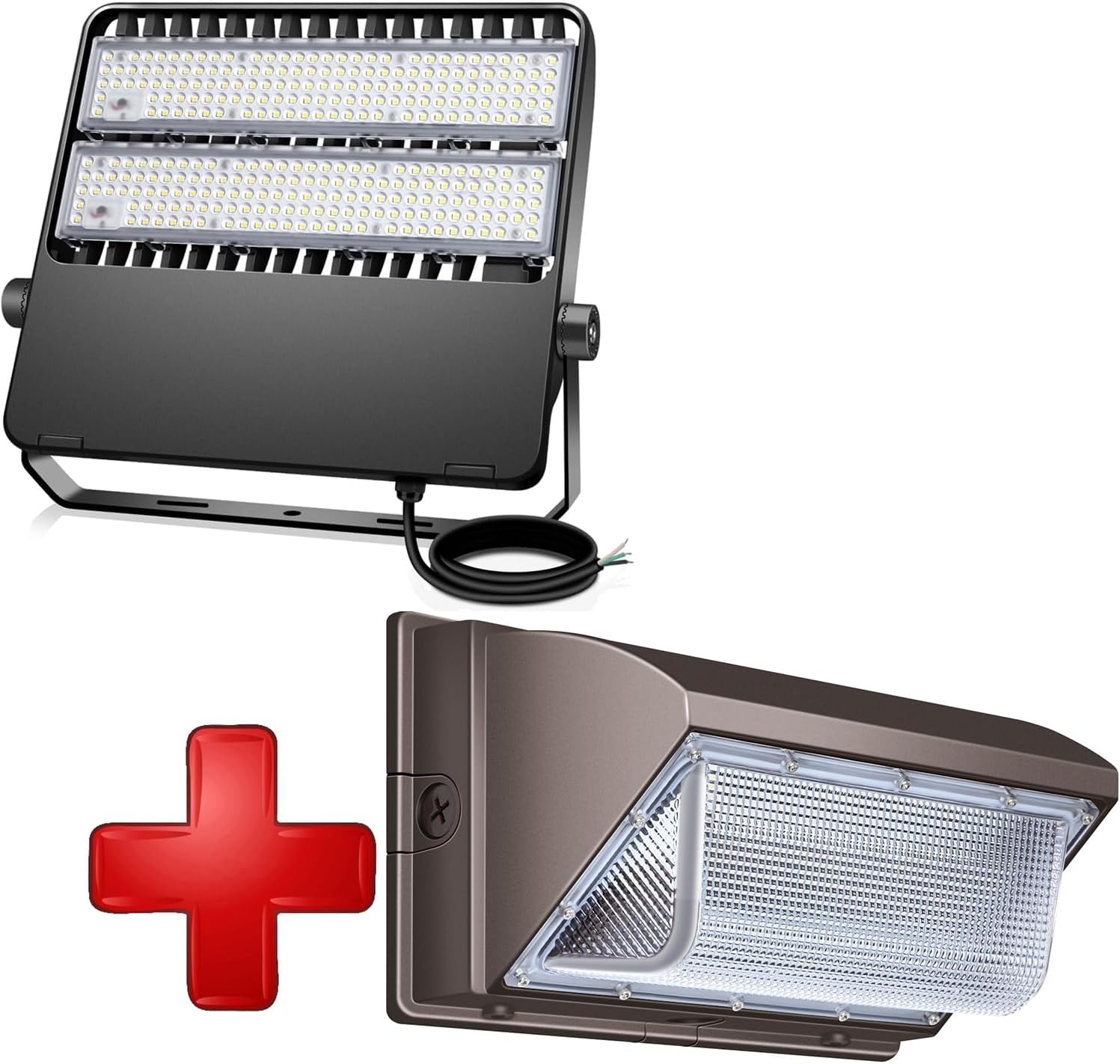 240W LED Stadium Flood Light and 120W LED Wall Pack Commercial IP65 Waterproof