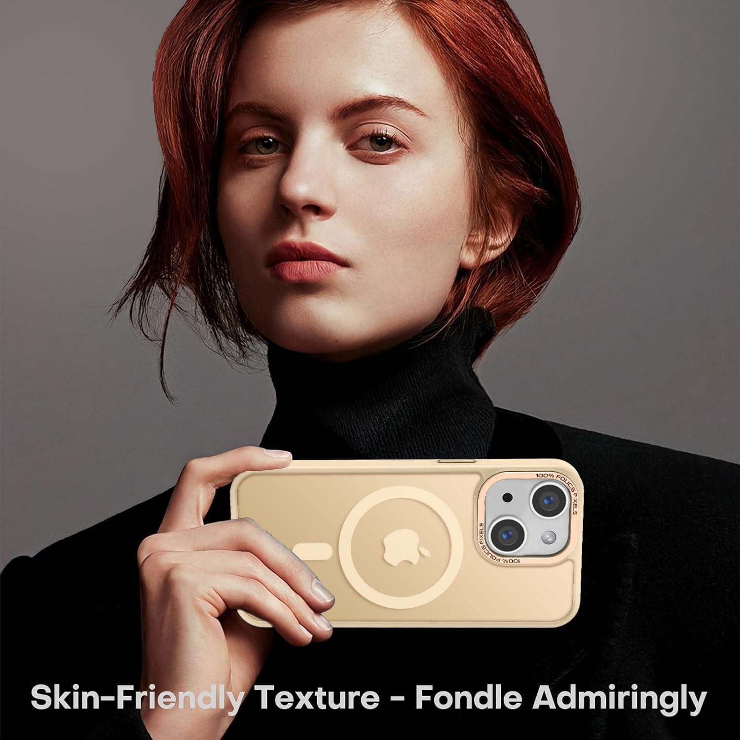 Newfuture Designed for iPhone 13 Case & iPhone 14 Case with Magnetic [13 FT Military Drop Protection] [Compatible with Magsafe] Translucent Shockproof with Anti-Fingerprint Phone Case, Creamy Yellow - Image 7