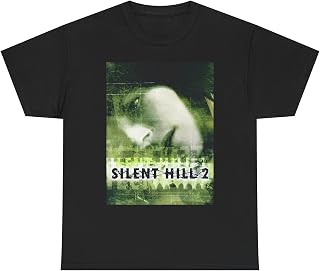 Silent Hill 2 Poster Cover Unisex Heavy Cotton Tee,