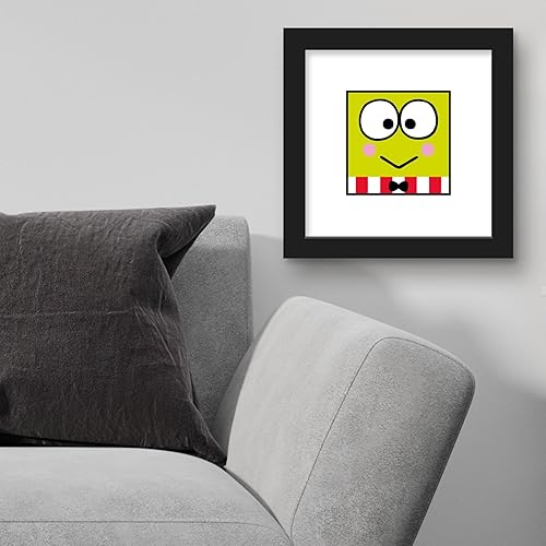 Miniatura 7 de Trends International Gallery Pops Sanrio Keroppi - Póster de pared en lienzo de cara feliz de Keroppi, 12.00 x 12.00 pulgadas, lienzo estirado