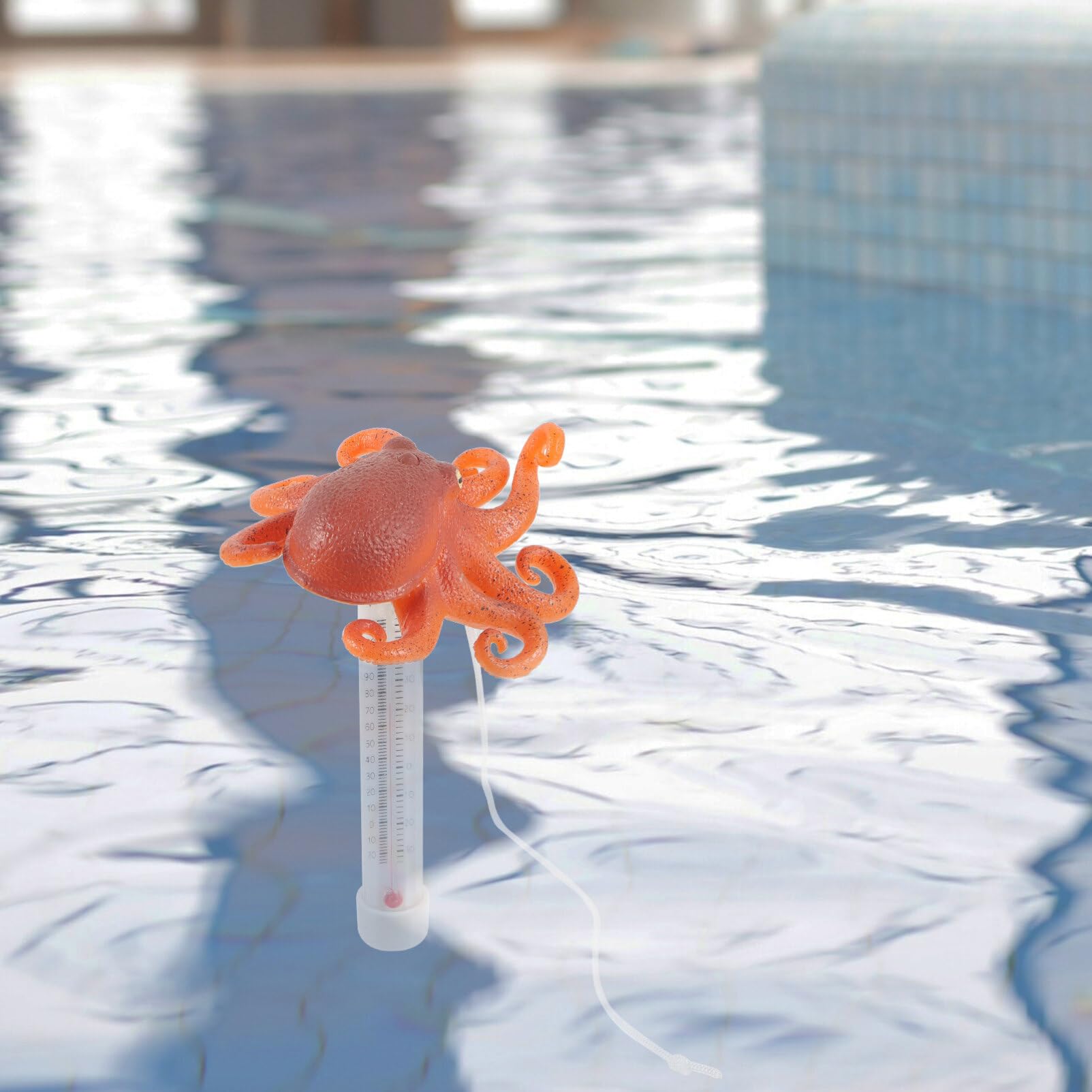 BESPORTBLE Termometro Galleggiante Per Piscina Termometro Per Acqua Display Ad Alta Definizione Misurazione Precisa Della Temperatura Adatto Per Piscina Vasca Da Bagno Acquario e Altri Usi Re
