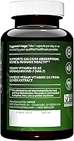 Vista 3 de MRM Nuturition Vegan Vitamin D3 & K2 Bone + Immune Health Made from lichens Supports Calcium Absorption Vegan + Vegetarian Friendly 60