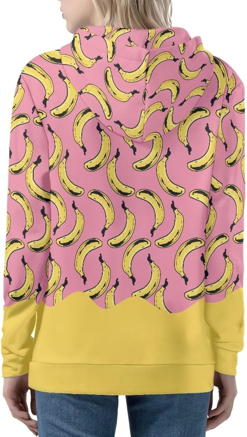 Zip Up Hoodie with Pocket Womens Hoodies for Fall Spring Streetwear Long Sleeve Tops - Image 4