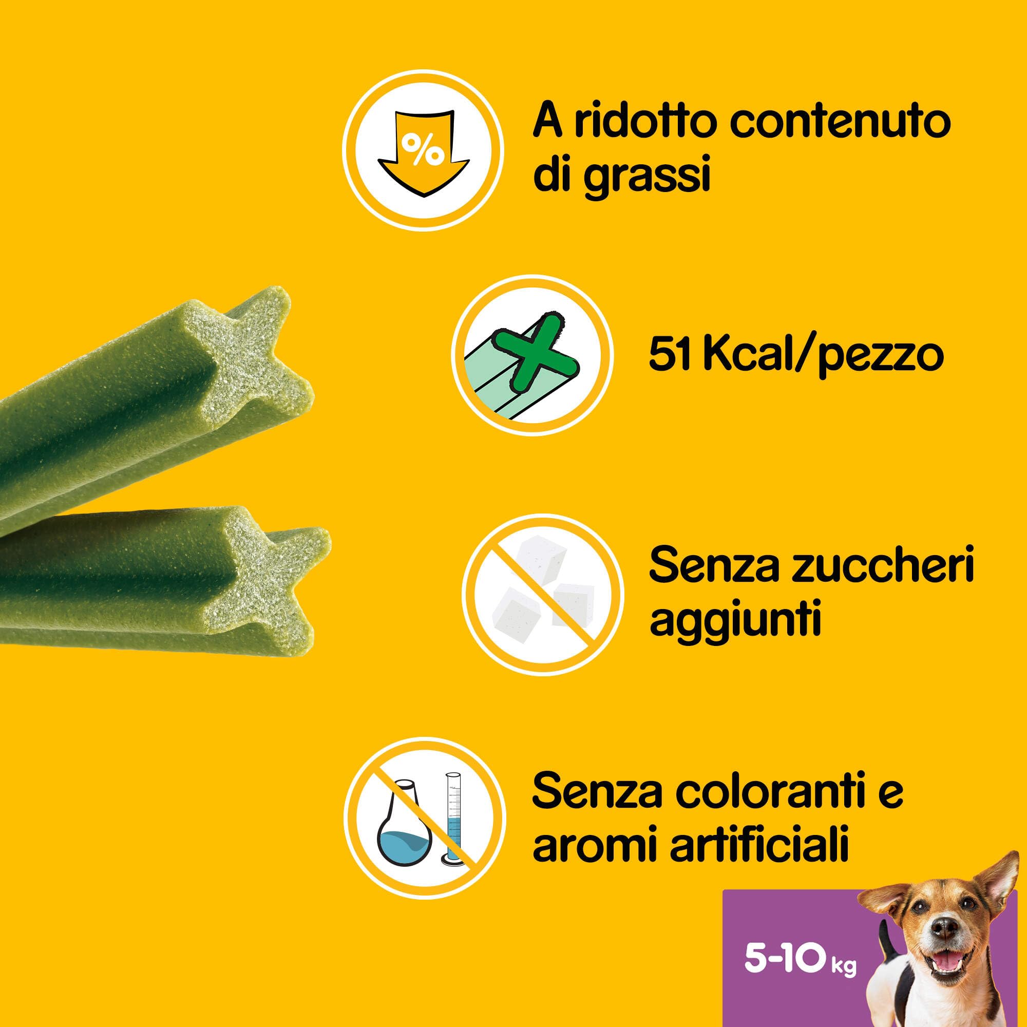 Pedigree Dentastix Fresh 140 Snack für die Mundhygiene (Kleiner Hund 5-10 kg) 550 g 35 Stück - 4 Packungen mit 35 Stück (insgesamt 140 Stück)
