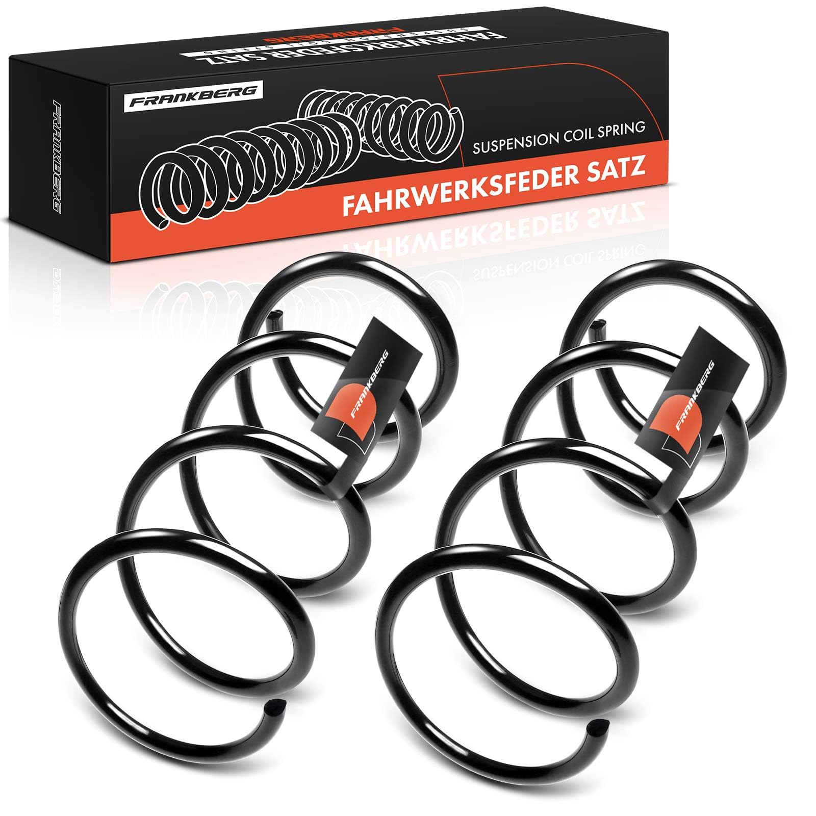 Frankberg 2 ressorts de suspension pour essieu avant 8200948652 | Compatible avec: II CN0_