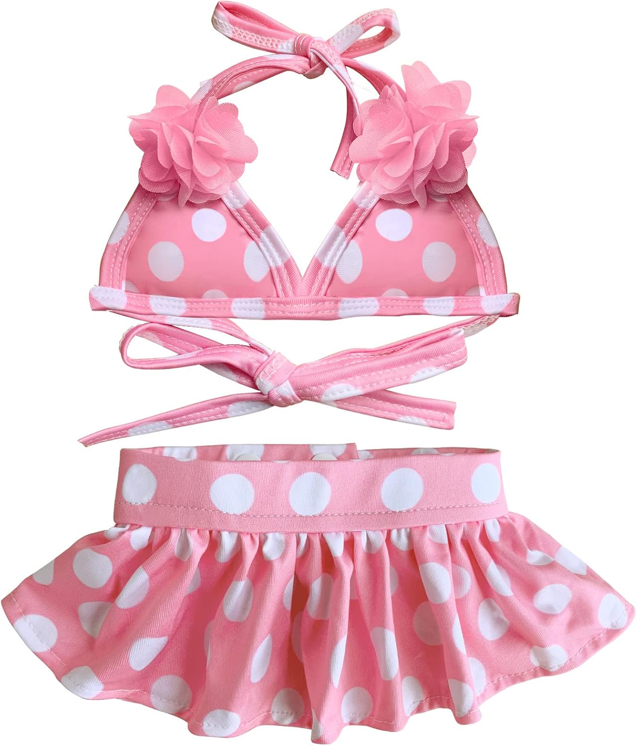 KYEESE Polkadot Dogs Bikini Swimsuit Dog Beach Dressing